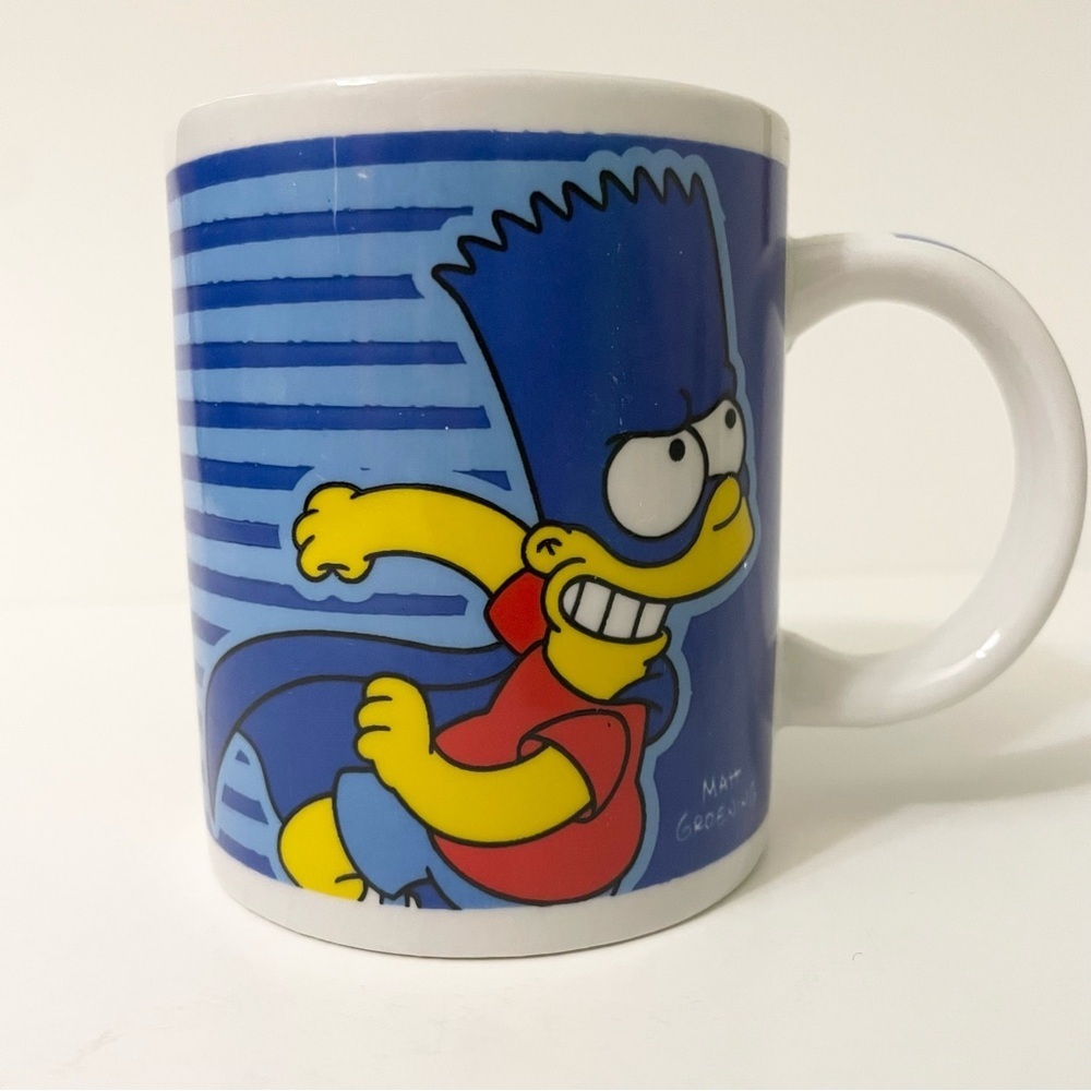 2006 The Simpsons Bart Bartman Cup Fox Collectible Coffee Mug